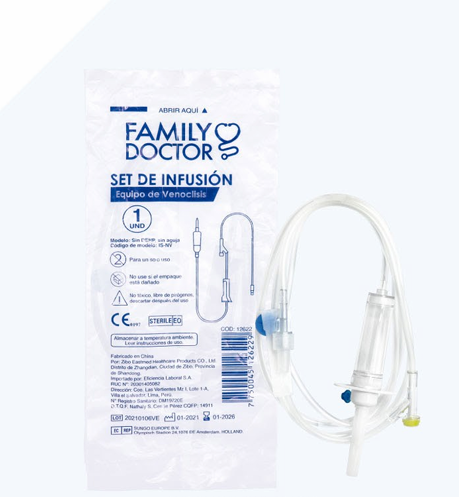 Set de Infusión: Bureta y Venoclisis